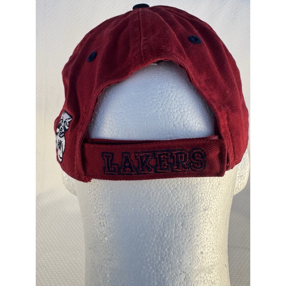 Southwestern Oregon SWOCC Lakers Baseball Hat Men's One-Size Red w/ Rocky Racoon - Picture 4 of 7